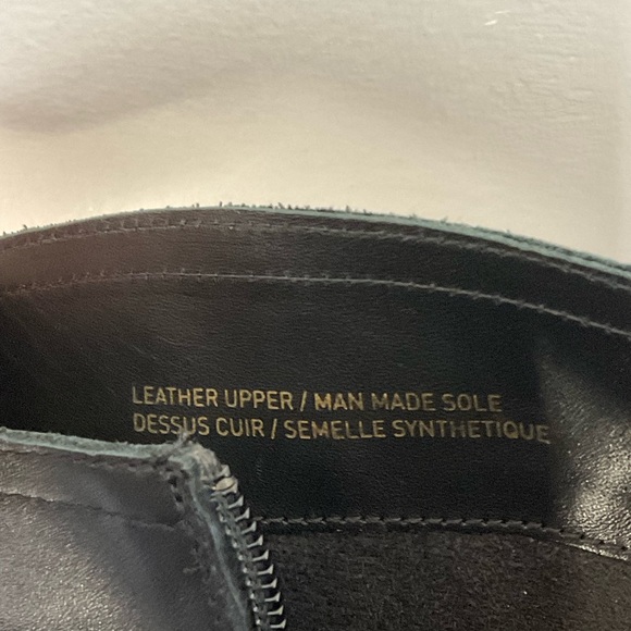 Yokono Boots Womens Leather Black Biker Riding High Tall Moto Size 9.5 NWT - Picture 6 of 11